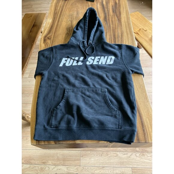 Full Send Hoodie Small Black Sweatshirt Pullover/Sweater Hoodie Nelk Boys - Picture 12 of 12